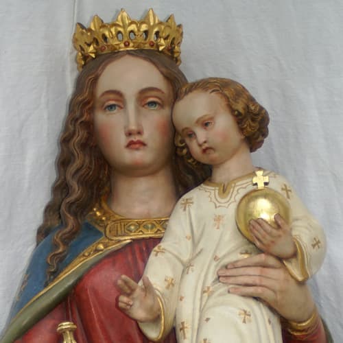 Thronende Madonna